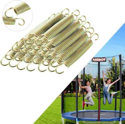 Produktbild von AREBOS Trampolin Federn 215 mm | 36 Stück Ersatzfedern aus Stahl