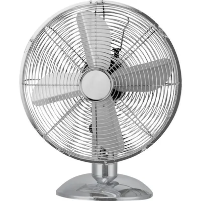Obrázek produktu pro TOO FAND-30-400-M, 45 W, 30 cm, 3 rychlosti, oscilační, naklápěcí hlavice, kov, stříbrná, stolní ventilátor