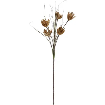 Imagen del producto de EUROPALMS, rama de alcachofas artificiales, color beige, 100 cm (82532005)