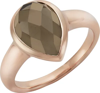 Produktbild von Jamelli Ring 925/- Sterling Silber rot 056 (17,8) Rauchquarz braun 273271068J