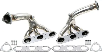 Obrázok produktu pre Výfukové potrubie z nehrdzavejúcej ocele pre Porsche Cayman/Boxster typ 987, hrdelný zvuk