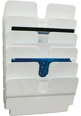 Produktbild von DURABLE Prospektspender FLEXIPLUS 6 A4 quer 6 St., weiß