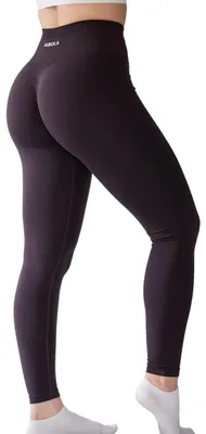 Productafbeelding van AUROLA sportlegging voor dames, naadloze scrunch-legging, buikcontrole