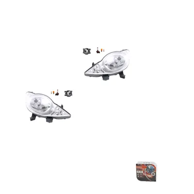 Produktbild von Scheinwerfer Satz + Osram Night Breaker Laser passend für Peugeot 107 06/05-01/12 8200074008 6202E1 00006202E1 6710027 0000620639 620639 000062 Johns