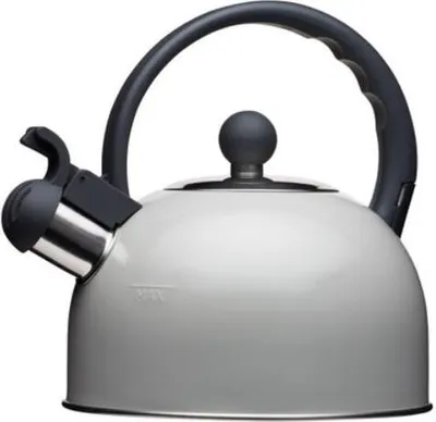 Obrázek produktu pro Pískací konvice, 1,4 l, nerezová ocel, plast, francouzská šedá - KitchenCraft | Living Nostalgia