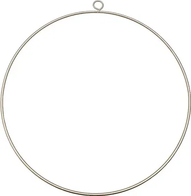 Metallring gold 30 cm Traumfänger Makramee Geburtstag Hochzeit Dekoration Bastelbedarf Floristik Zubehör