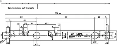 Produktbild von Brandschutzlaminat im Schließerbereich für BOXER Gr. EN 2 - 4