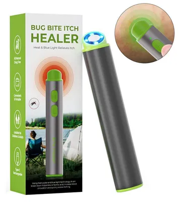 Produktbild von 2-in-1 Insektenstich-Hitzeheiler & Sauger, wiederaufladbar, chemiefrei, 2 Wärmestufen – für Mückenstiche & Insektenbisse, Sommer Outdoor