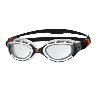 Produktbild von Zoggs Schwimmbrille Predator Flex, Farbe:schwarz-weiß / transparent