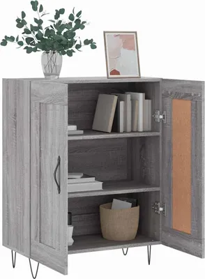 Obrázek produktu pro vidaXL Příborník Grey Sonoma 69,5x34x90 cm výrobek ze dřeva