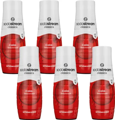Obrázok produktu pre Sodastream sirup cola 6x440ml nápojový sirup koncentrát so zníženým obsahom cukru