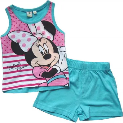 Produktbild von Disney Minnie Mouse Mädchen Sommer Set hellblau Gr. 62/68