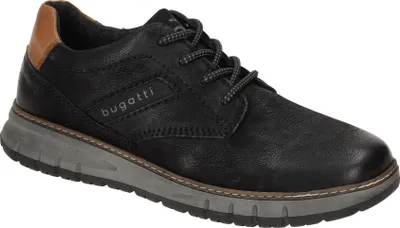 Immagine prodotto di Bugatti QUEBEC scarpe da uomo - scarpe basse comode e stringate nero tempo libero NUOVO
