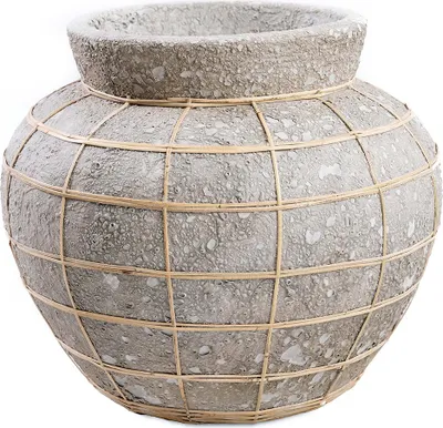Immagine prodotto di Bazar Bizar Il Vaso Belly - Grigio Cemento Naturale - L