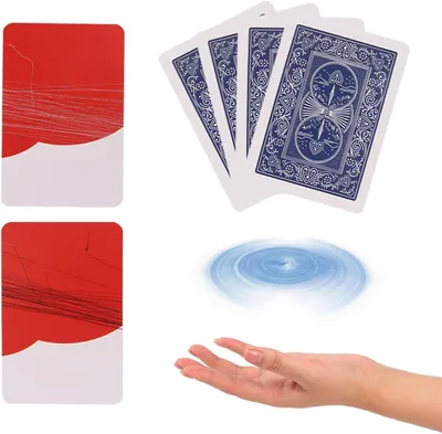 Productafbeelding van Kaarten set van de Magic Hummingbird- van dichtbij - Gemaakt met onzichtbare draad en was - Kan draaien - Vliegen