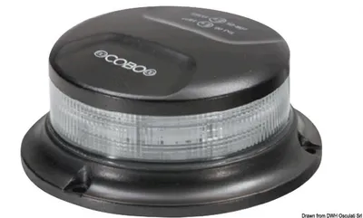 Obrázek produktu pro LED výstražná svítilna pro zásahová a záchranná vozidla – Osculati 11.097.30