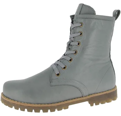 Produktbild von Andrea Conti Damen Stiefelette Schnürboot Leder Profilsohle 0342847, Größe:41 EU, Farbe:Grau
