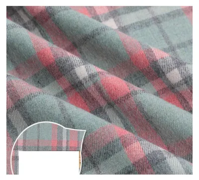 Imagen del producto de Tela de algodón a cuadros, estampado de tartán, 100% algodón, se vende por metros, ideal para patchwork