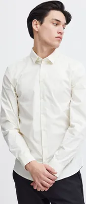 Produktbild von CASUAL FRIDAY CFPalle Slim Fit Shirt Herren Business Hemd Herrenhemd unifarben mit Kentkragen