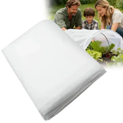 Produktbild von Unkrautvlies 2x10m Gartenvlies für Pflanzen Weiß Unkrautflies für Garten Frühbeetvlies Frostschutz Pflanzen Wachstumsvlies Wintervlies Abdeckung Vlies