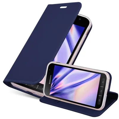 Immagine prodotto di Cadorabo custodia per cellulare per Samsung Galaxy XCover 4 / XCover 4s custodia protettiva in blu Cover Etui Book Case Booklet