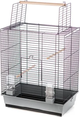 Produktbild von Duvo+ Vogelkäfig Ara grau/schwarz