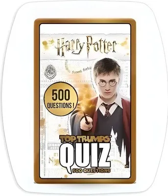 Zdjęcie produktu dla Winning Moves Quiz Harry Potter: Gra Towarzyska, 500 Pytań, Dla Dzieci i Dorosłych, Od 8 Lat