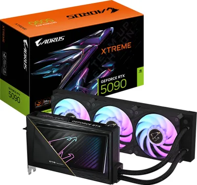Image de Gigabyte AORUS GeForce RTX 5090 XTREME WATERFORCE 32G