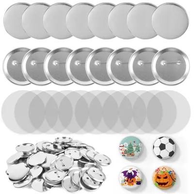Zdjęcie produktu dla 100 sztuk pustych guzików 58 mm do tworzenia badge'y