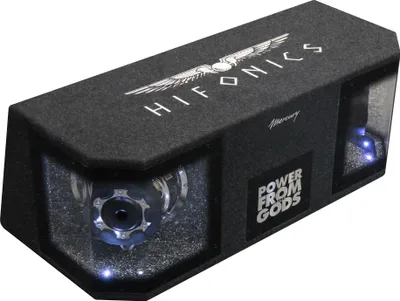 Image de HIFONICS Dual Bass Woofer Caisson de basses passe-bande 20cm MR-8DUAL