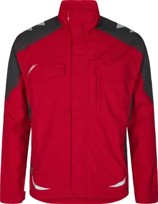 Produktbild von F. Engel Galaxy Arbeitsjacke, Tomato Red/Anthrazit Grau, Gr. S