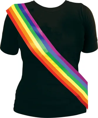 Productafbeelding van Bristol Novelty Regenboog Sjaal (uni, one size) (regenboog)