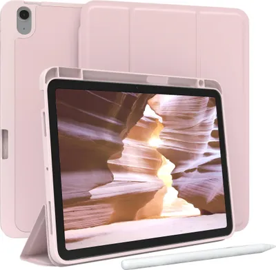 Produktbild von EAZY CASE Smartcase mit Stifthalter für Apple iPad Air 11 (2024) Hülle mit Stifthalterung, Tablet Cover aufstellbar 11 Zoll in Rosa