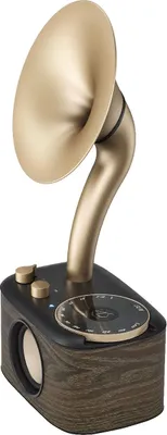 Produktbild von Sangean WR-45 Euphonic FM-Radio im Vintage-Design mit Bluetooth, versch. Farben Farbe: gold