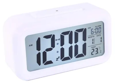 Digitalwecker mit LED-Licht, Temperatur, Kalender, Schlummerfunktion