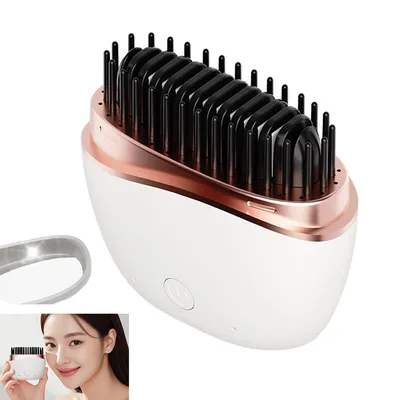 Produktbild von Mini kabelloser Haarglätter mit Spiegel,30s schnelles Aufheizen,2 Temperaturstufen,2000mAh Akku,schützt vor Hitzeschäden,ideal für Reisen und Profis