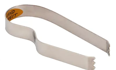 Produktbild von NKlaus Kohlezange Stahl 10x4cm Räucherzubehör für Räucherkohle Grillzange Shishazange 15007