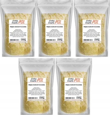 Zdjęcie produktu dla MĄKA KUKURYDZIANA 5kg Mąka z kukurydzy naturalna wysoka jakość Kol-Pol
