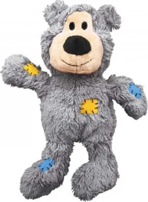 Produktbild von KONG NKRXE, Hund, Plüschspielzeug, Grau, Plüsch, Seil, Kauend, 248 mm