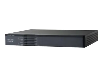 Produktbild von Cisco 867VAE - - Router - - DSL-Modem 4-Port-Switch - 1GbE - WAN-Ports: 2 - an Rack montierbar