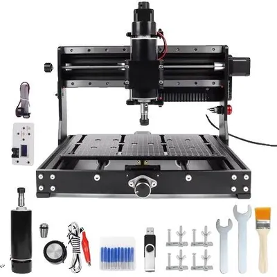 Obrázek produktu pro CNC gravírka, vřeteno 500 W, řízení GRBL, bílý ovladač, 40 W