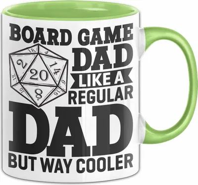 Produktbild von Brettspiele Papa Tasse Geschenk Yes I Really Do Need Al These Baord Games Papa Dad Geschenkidee Vatertag Brettspiel-Liebhaber Kaffee-Becher (Grün)