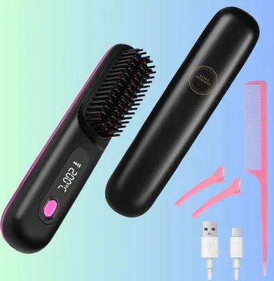 Obrázek produktu pro Bezdrátový mini kartáč se stylusem, 3 stupně, černý, dobíjecí