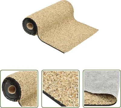 Obrázek produktu pro The Living Store Kamenná fólie přírodní písek 800x40 cm