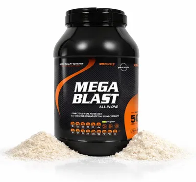 Produktbild von SRS Muscle Mega Blast All-in-one Red Berry - 3800g