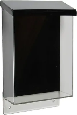 Produktbild von Prospektbox mit Deckel aus Acrylglas DIN A5 Hochformat Flyerhalter Flyerbox