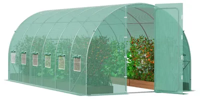 Zdjęcie produktu dla Tunel foliowy ogrodowy szklarnia 17m2 5.9x2.95x2.25 m
