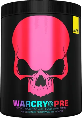 Produktbild von Genius Nutrition WARCRY Pre (400g) Strawberry Mojito - Pre-Workout - Pre-Workout Booster