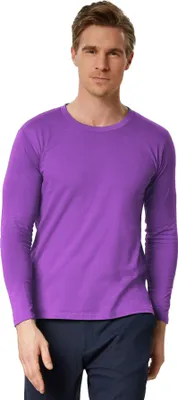 Produktbild von Langarm-Shirt Männer - lila, XXL