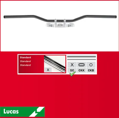 Zdjęcie produktu dla Kierownica Moto Śr 25,4 Mm Stalowa Chrom